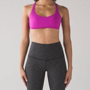 Lululemon Size 6 Free to Be Zen Bra in Polar Pink